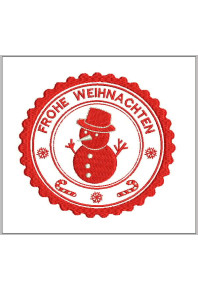Chr015 - German Christmas stamp